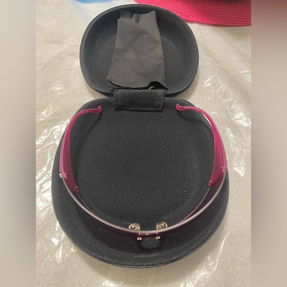 LIKE NEW SO RARE DIOR Vintage Golf Pink rimless sunglasses Y2K Barbie style - Picture 14 of 15